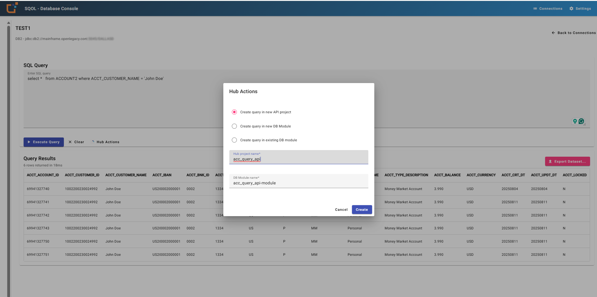 SQOL - SQL to API Transformation Tool