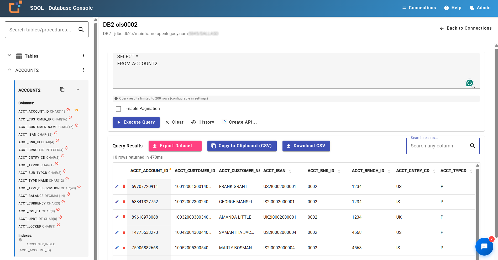 SQOL - SQL to API Transformation Tool