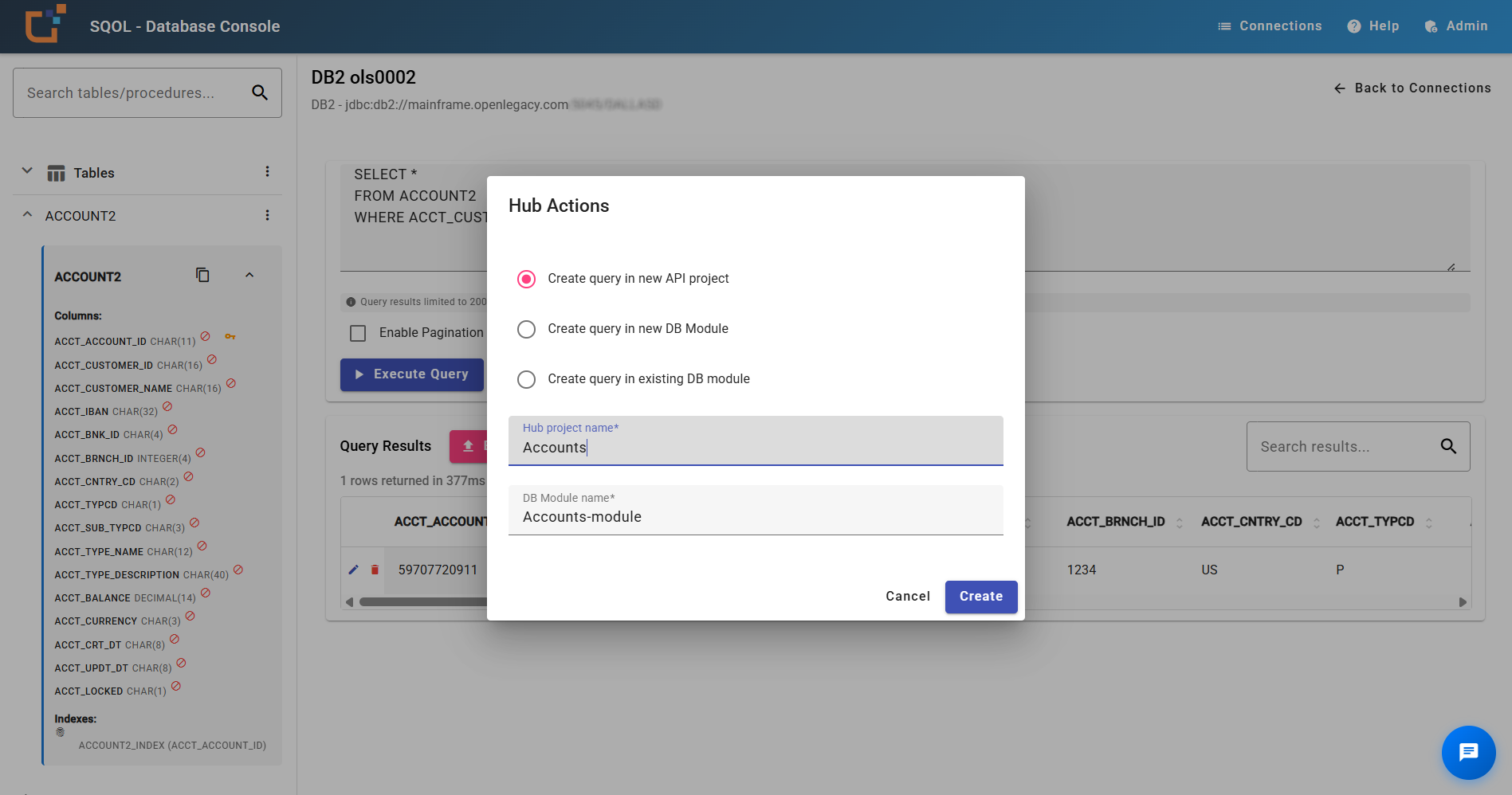 SQOL - SQL to API Transformation Tool